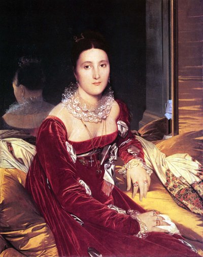 Porträt von Madame de Senonnes von Jean Auguste Dominique Ingres